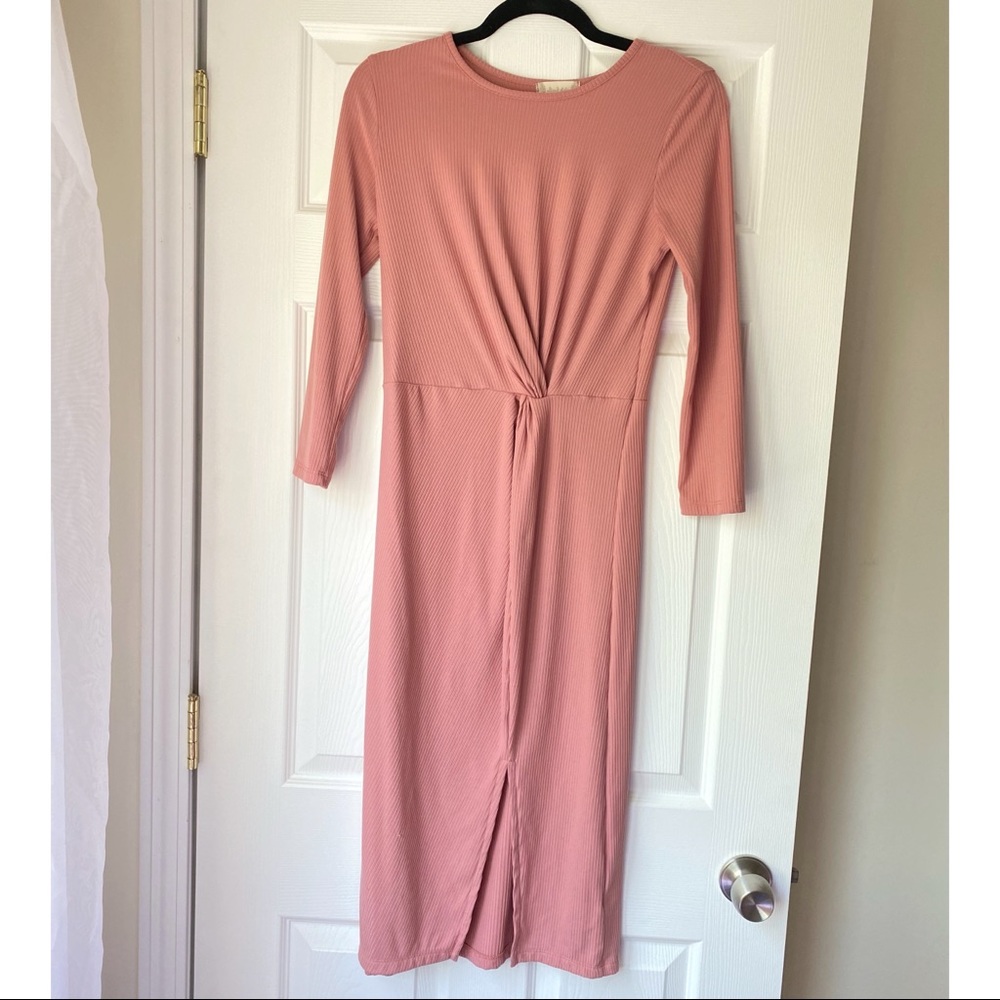 Altar’d State Ribbed Midi Dress